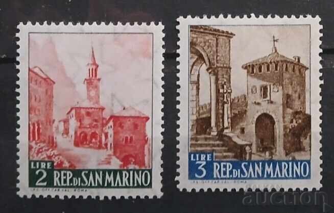 San Marino 1957 Clădiri MNH San Marino 1957 Clădiri MNH
