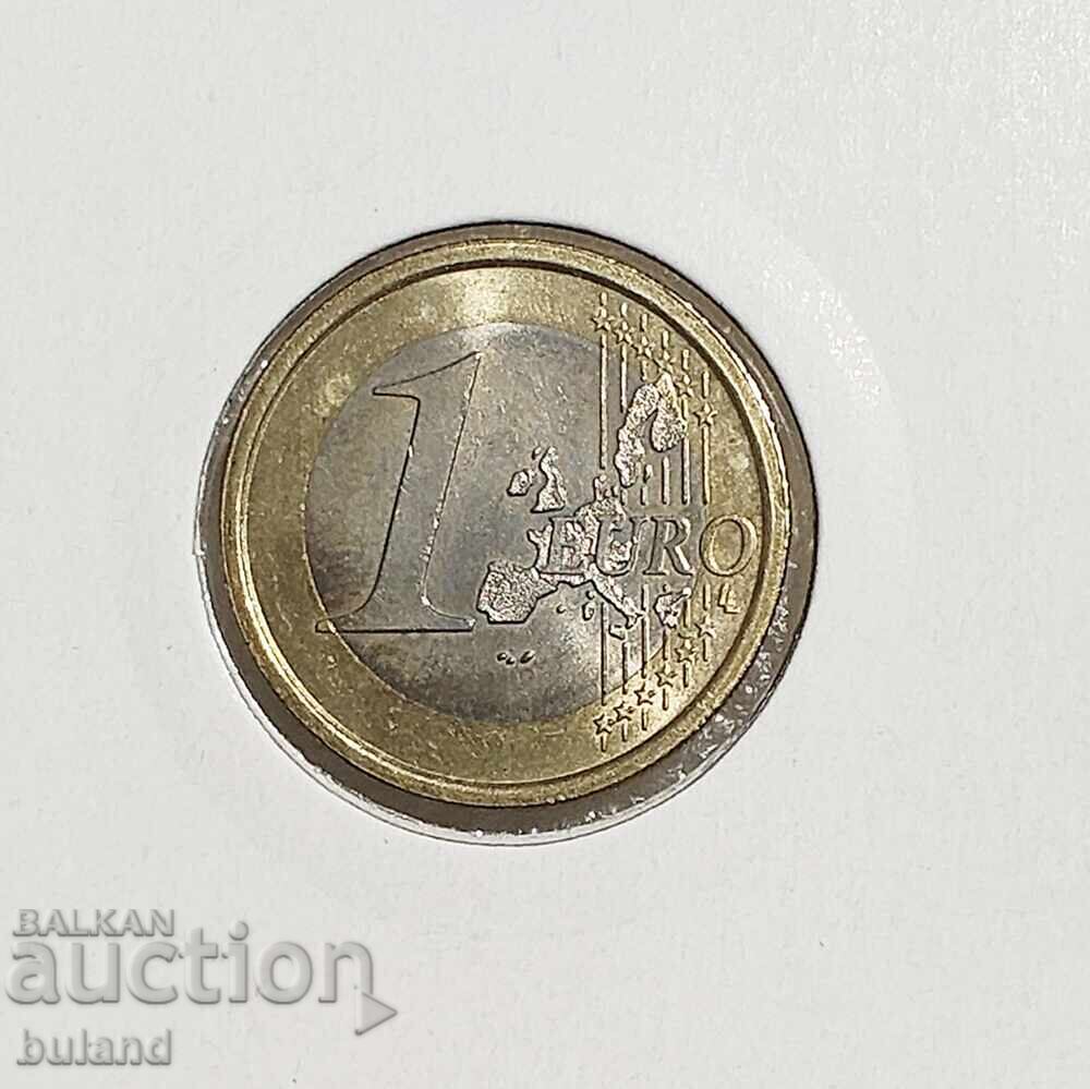 Ιταλία UNC Ευρώνομισμα 1 Ευρώ 2002 Διμεταλλικό Euro Italy Κέντρο με τιμή € 4.50 | 8.80 BGN