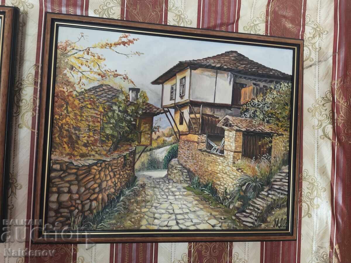 Pictura in ulei pe panza semnata