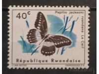 Rwanda 1965 Faună/Fluturi MNH