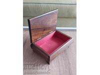 Wooden retro box for connoisseurs