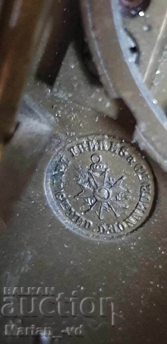 Ceas de masă franțuzesc cu compoziție figurală - 6