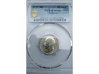 PREȚ BUN! 20 leva 1930 MS62 PCGS