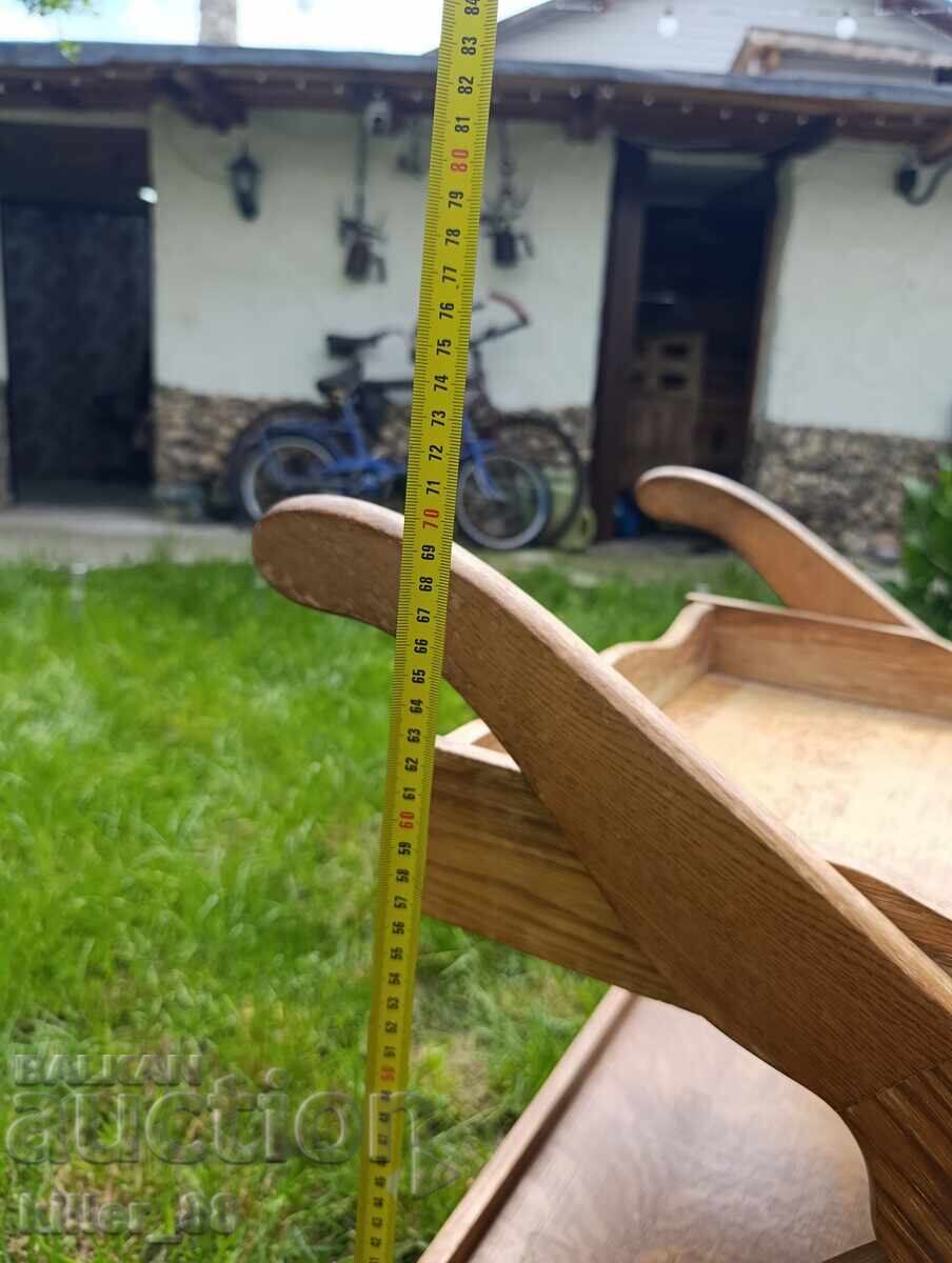 Όμορφο ξύλινο καρότσι σερβιρίσματος με τιμή € 80.00 | 156.47 BGN
