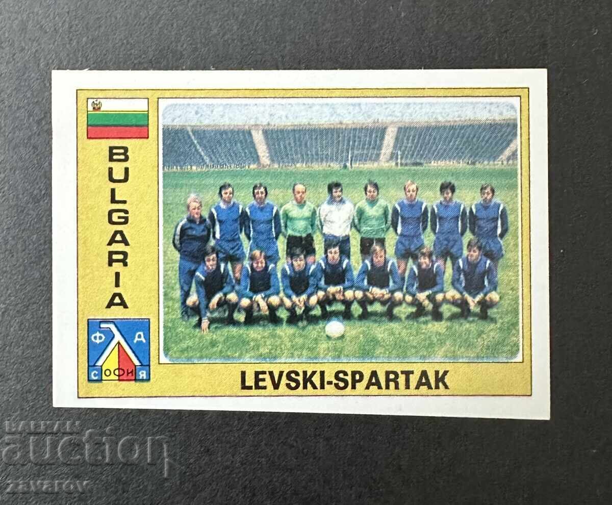 Левски Спартак 1976 Панини Стикер Герена Футбол