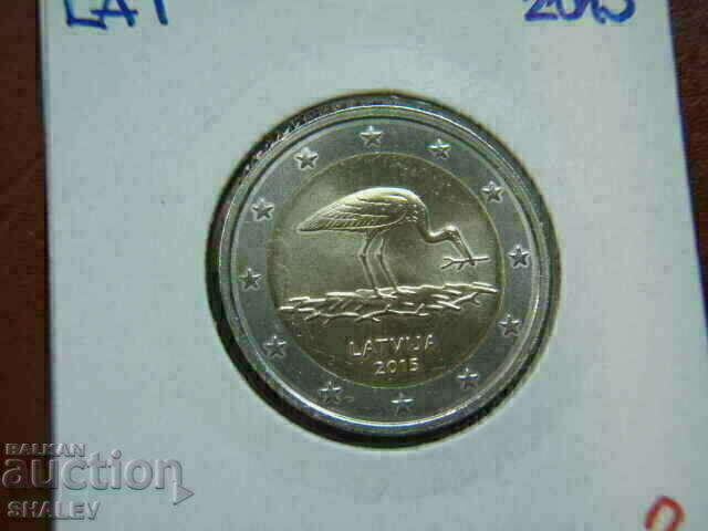 Licitație 2 euro 2015 Letonia „Schutzprograme” (2) Letonia Unc (2 euro)