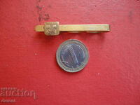 Gold-plated tie clip pin 1892 lawyer