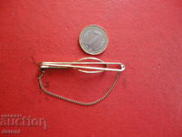 Gold-plated Seraton Rolled Gold tie clip