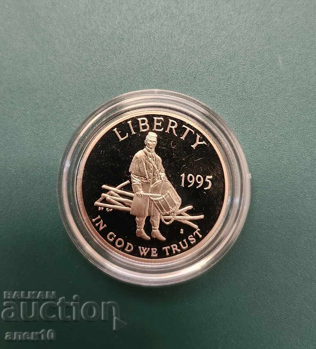 SUA 1/2 dolar 1995 proof