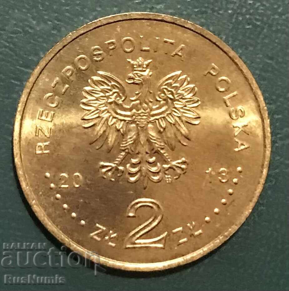 Полша.2 злоти 2013 г.Ракетен катер “Гдиня”. с цена € 2.90 | 5.67 лв.