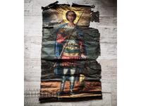 Antique National Revival Icon of Saint Demetrius of Thessaloniki