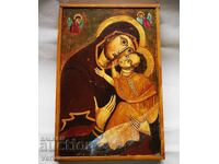 Icoană ortodoxă a Maicii Domnului Umilenie, Eleusa, secolul XX