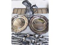 Antique silver-plated and steel cutlery and tableware!