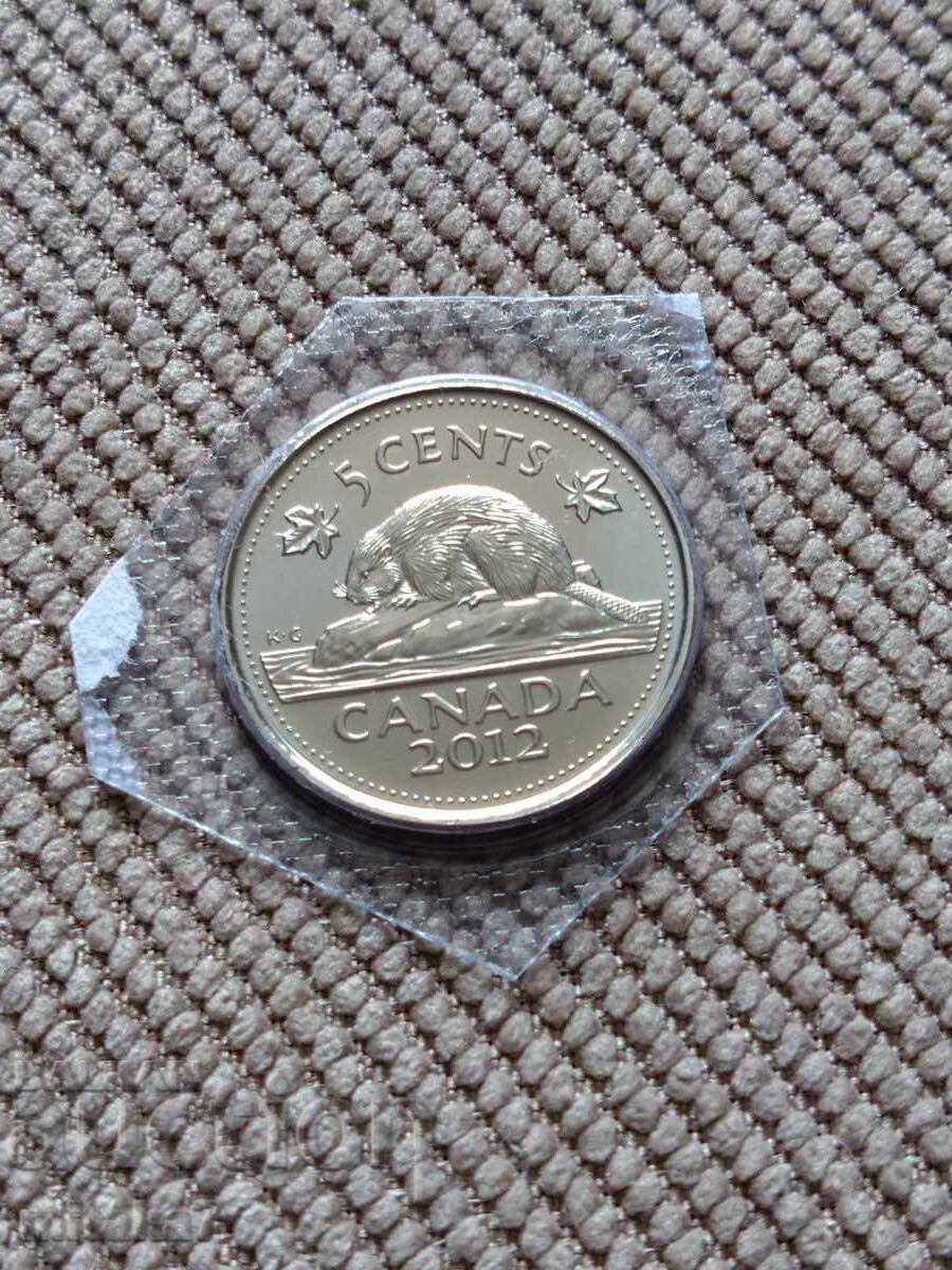 5 cenți 2012, Canada 5 cenți 2012, Canada