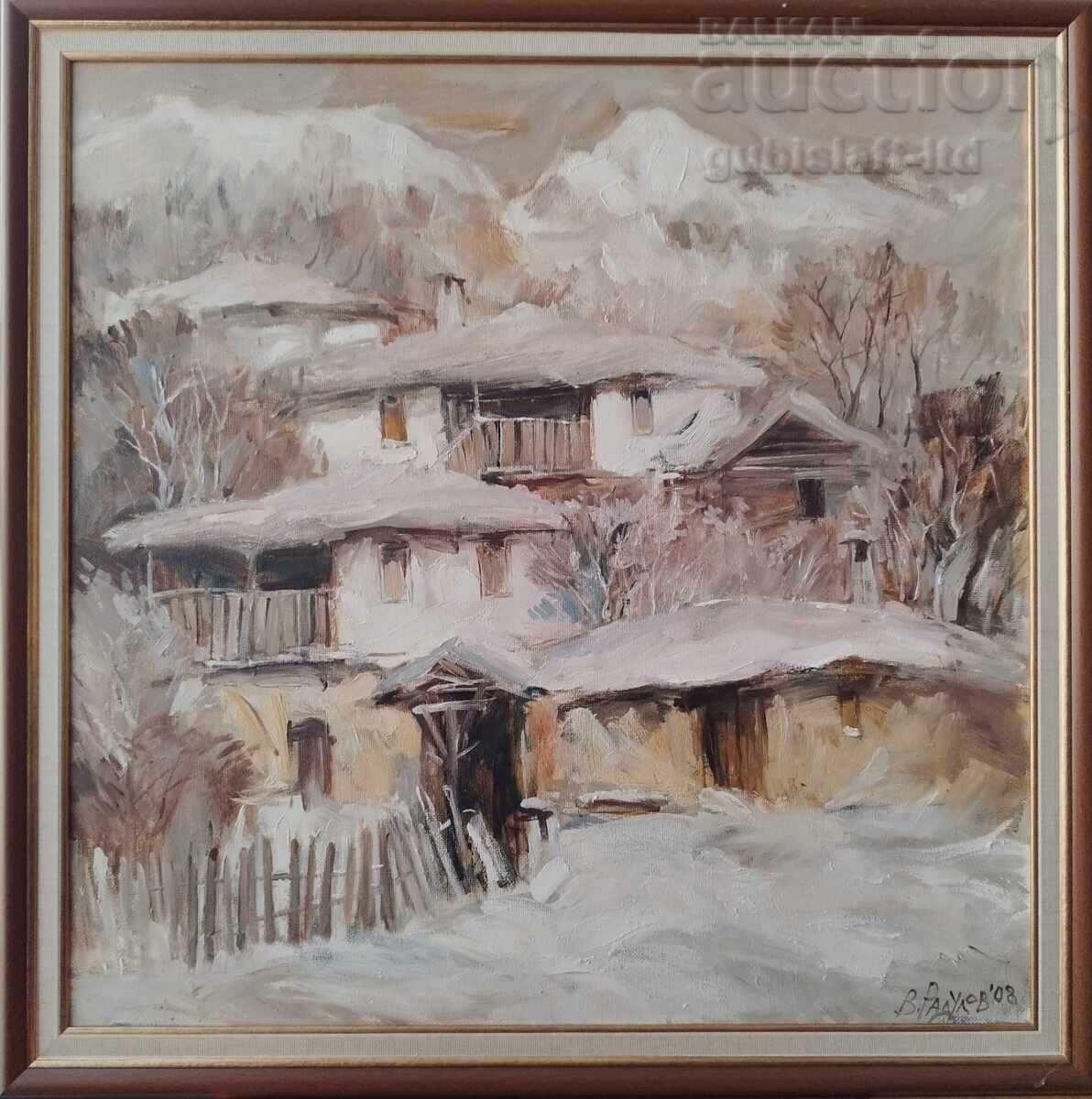 Tablou "Iarnă", pictor Vesko Radulov, 2008