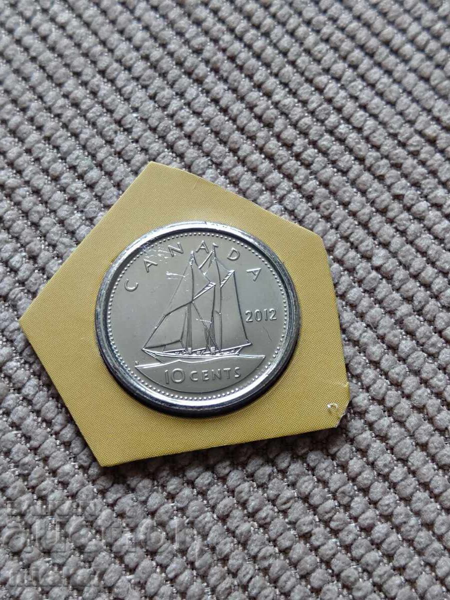 10 cents 2012, Canada 10 cents 2012, Canada