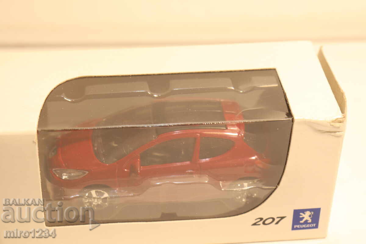 Licitație MAȘINUȚĂ JUCĂRIE MODEL PEUGEOT 207 NOREV 1/64