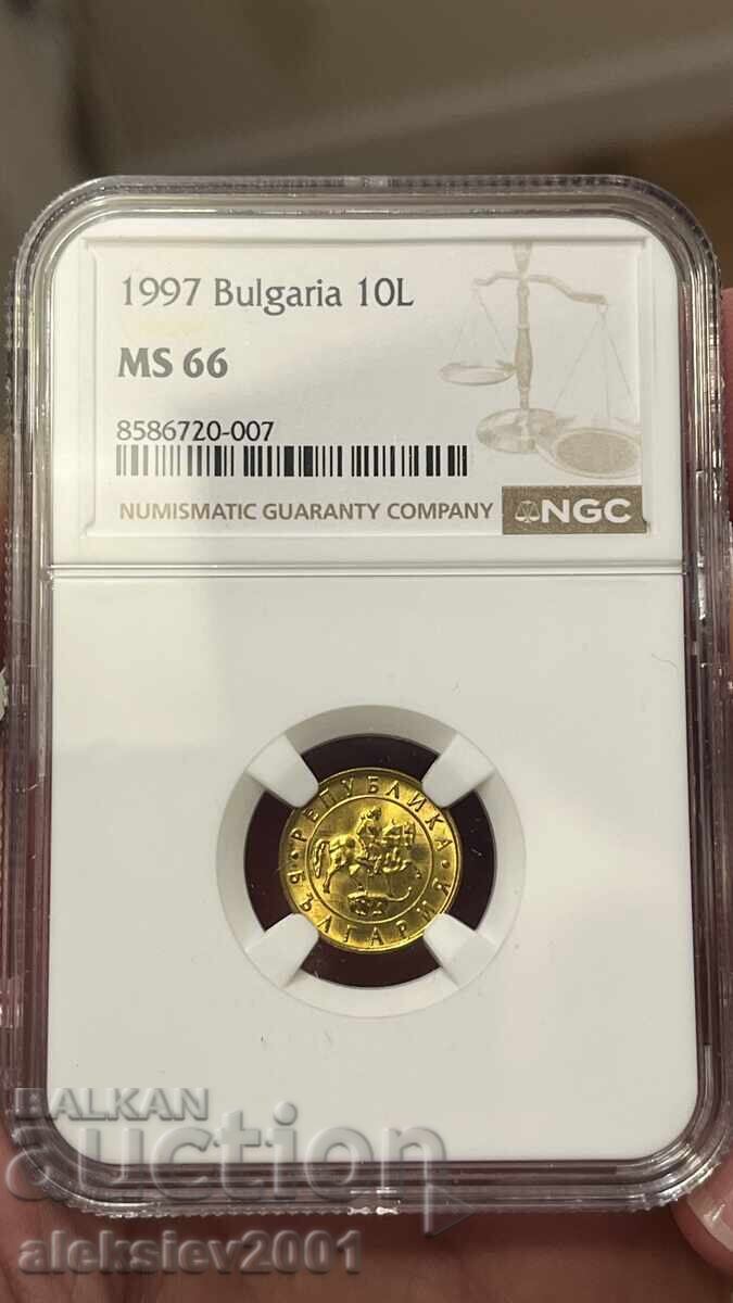 10 λέβα 1997 MS66 με τιμή € 0.01 | 0.02 BGN