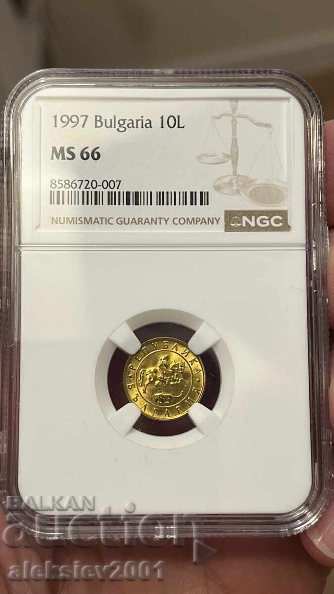 10 λέβα 1997 MS66
