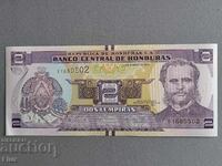 Bancnotă - Honduras - 2 Lempiras UNC | 2012
