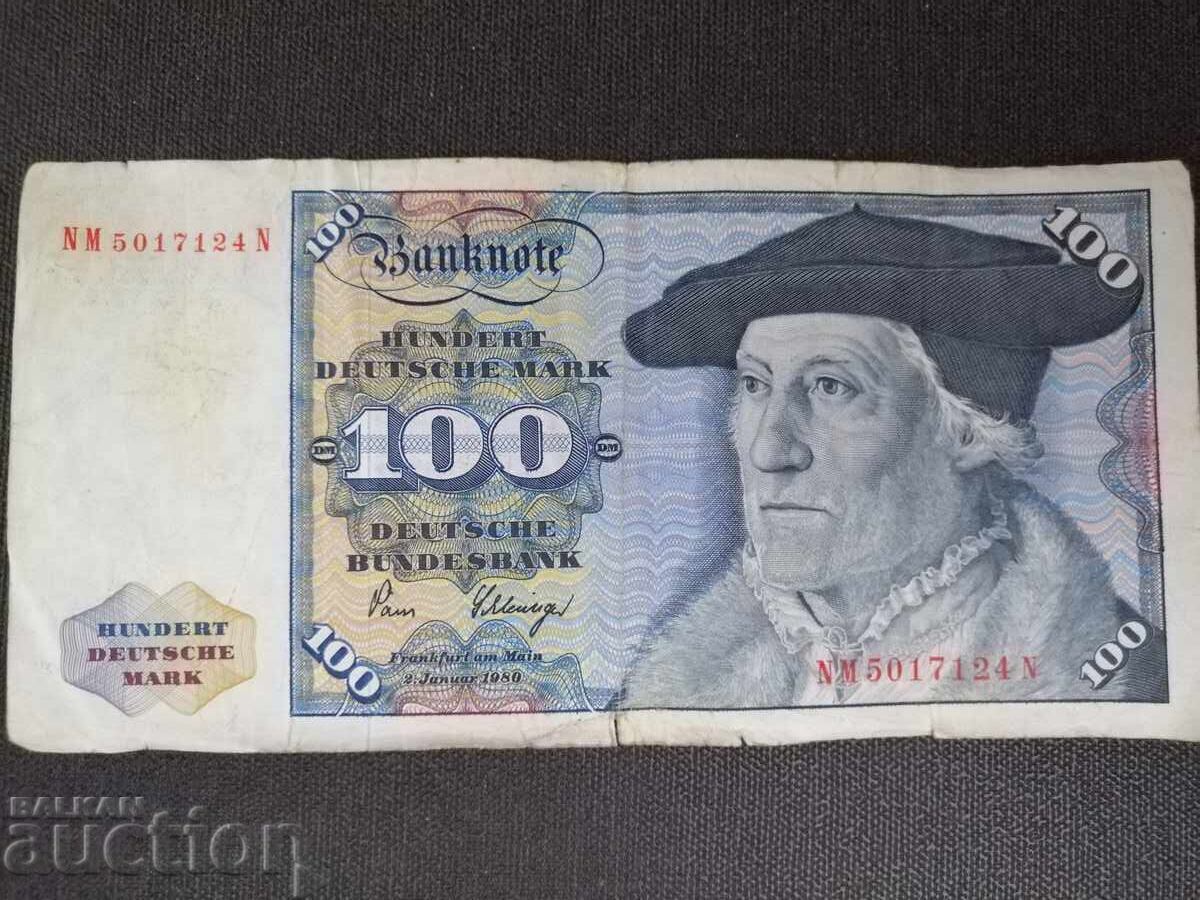 100 Γερμανικά Μάρκα 1980 100 Γερμανικά Μάρκα 1980