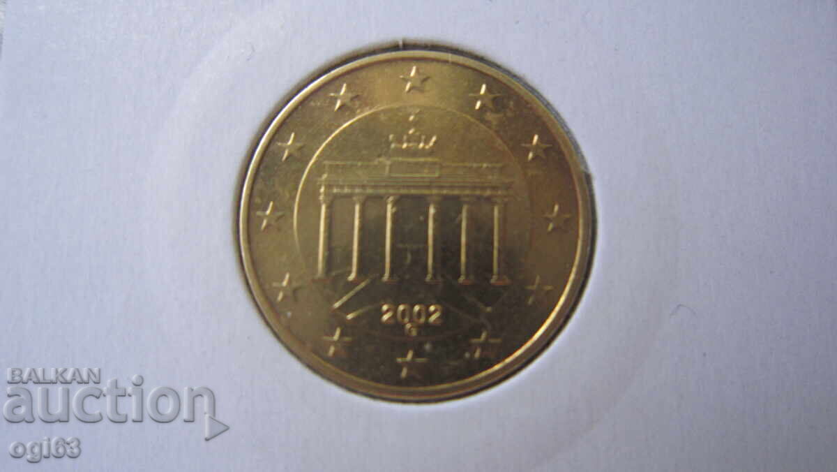 Δημοπρασία Παρτίδα νομισμάτων των 2, 5, 10, 20, 50 λεπτών, 1 και 2 ευρώ 2002 Γερμανία