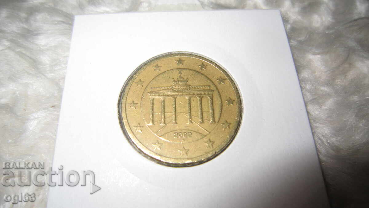 Lot de monede de 2, 5, 10, 20, 50 cenți, 1 și 2 Euro 2002 Germania - 5