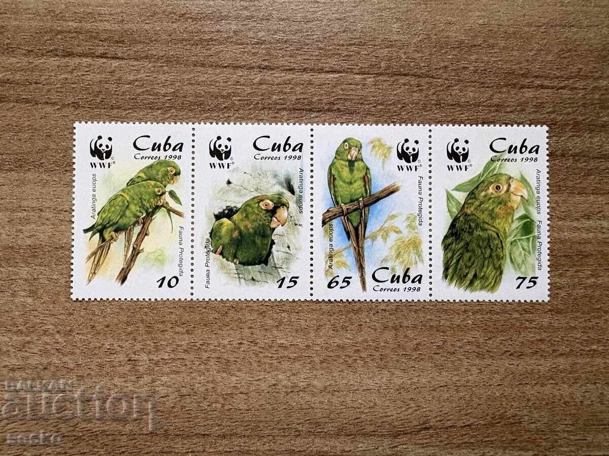 Cuba - Aratinga cubanez (1998) MNH