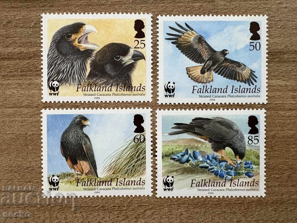 Insulele Falkland - Caracara neagră (2006) MNH