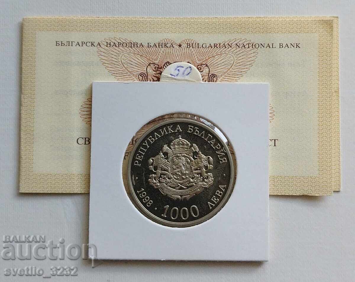 1000 BGN 1998 BTA cu preț € 55.00 | 107.57 BGN