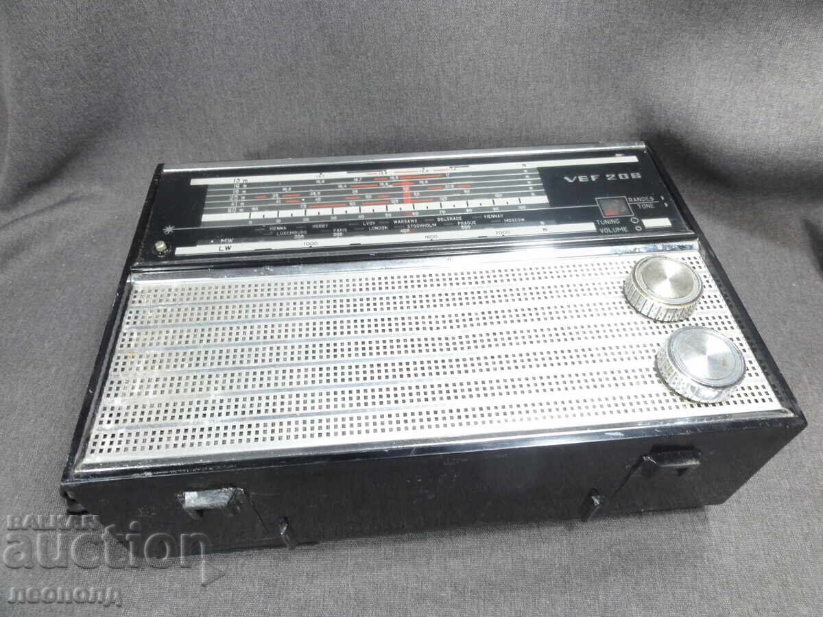 BZTS STAR RETRO SOC URSS TRANZISTOR RADIO VEF 206 VEF - 5