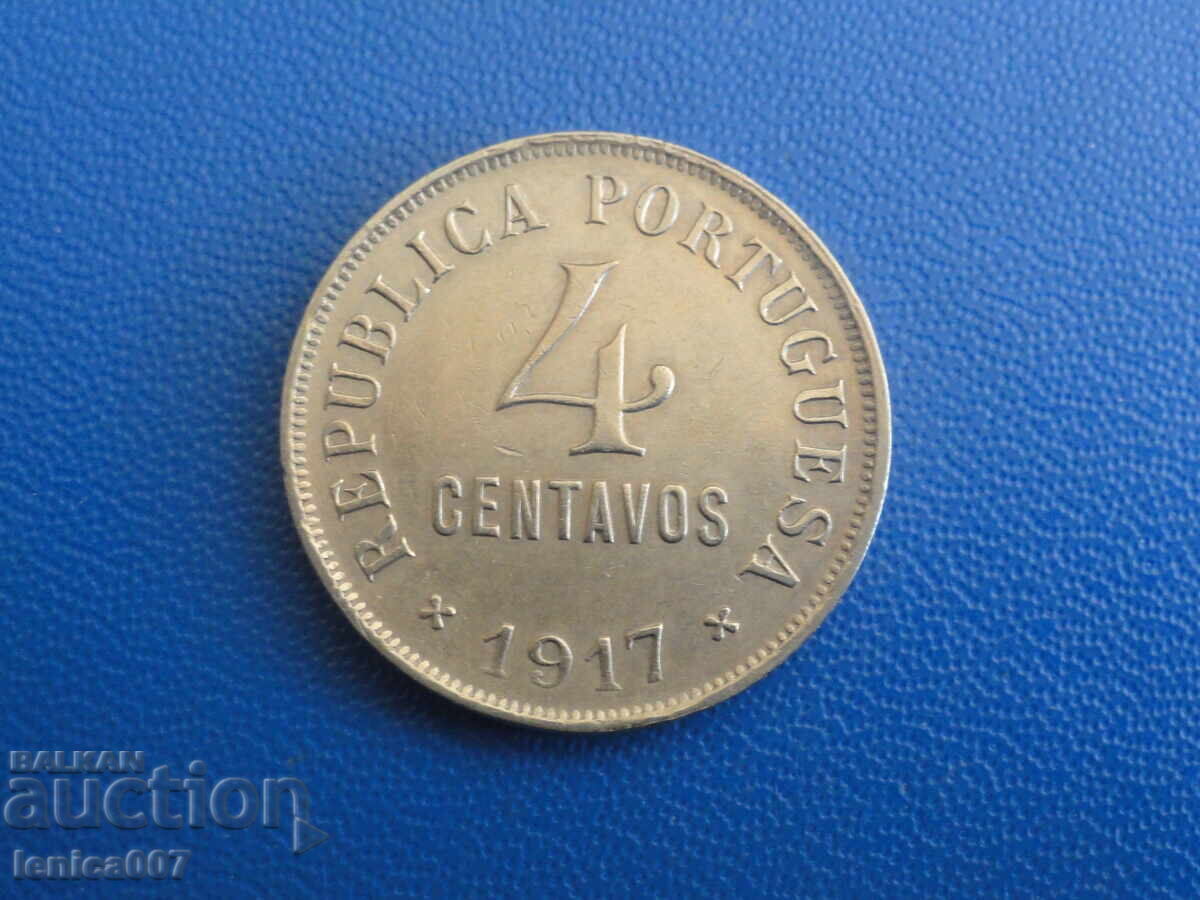 Licitație Portugalia 1917 - 4 centavos Licitație Portugalia 1917 - 4 centavos