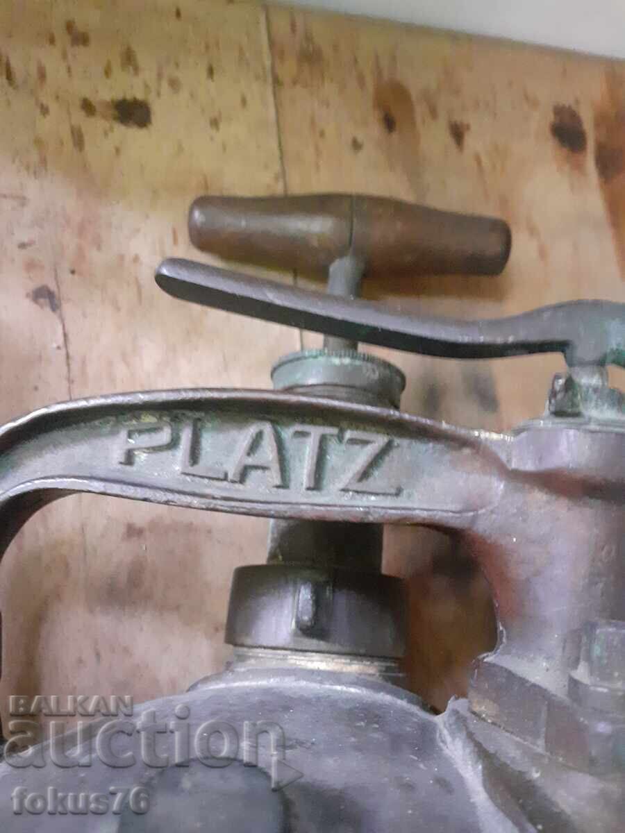 Vechi instrument din alamă al firmei germane Platz - începutul sec. XX - 6