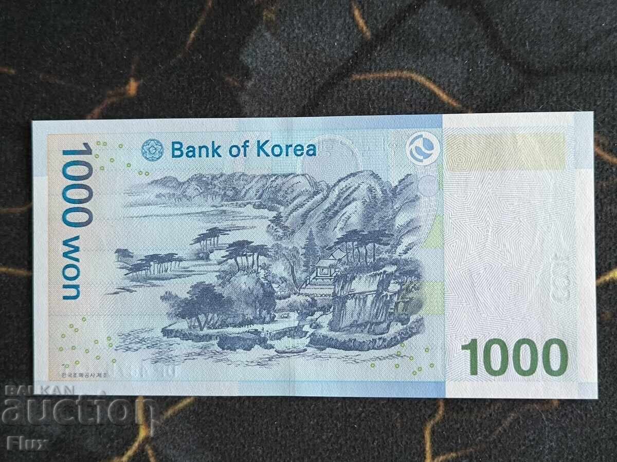 Banknote - South Korea - 1000 Won UNC | 2007 with price € 3.00 | 5.87 BGN Banknote - South Korea - 1000 Won UNC | 2007 with price € 3.00 | 5.87 BGN