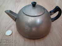 Small vintage solid teapot with bakelite handles