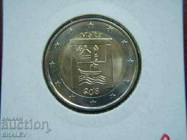 Licitație 2 euro 2018 Malta "Cultura" (2) /Malta/ - Unc (2 euro)