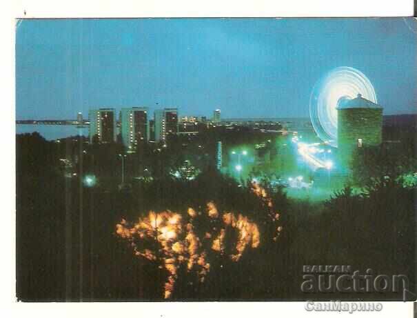Card Bulgaria Sunny Beach Vedere de noapte 4**