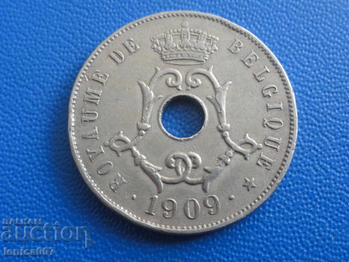 Βέλγιο 1909 - 25 λεπτά ''ROYAUME DE BELGIQUE'' - 5