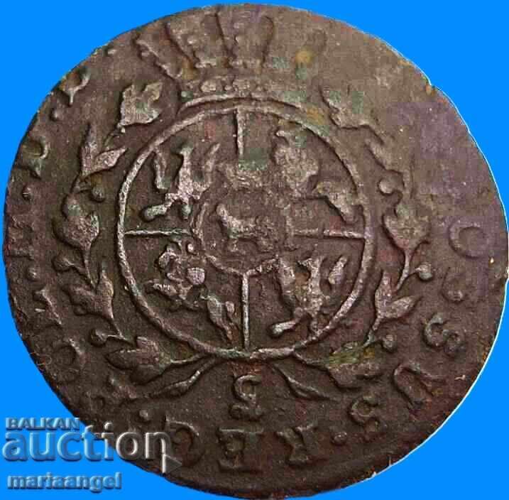 1 grosz 1768 Polonia Cracovia Poniatowski - rar! - 6