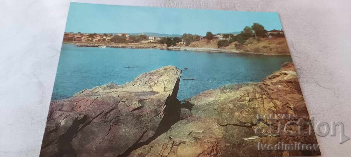 Carte poștală Ahtopol vedere 1969 Carte poștală Ahtopol vedere 1969