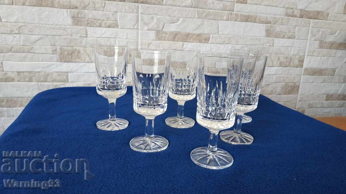 Set nou de pahare de cristal - 6 bucăți - Fabrica Quartz - 7