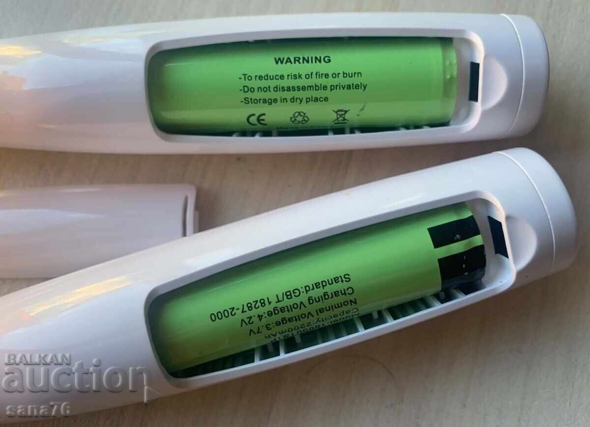 Delivery of Photopolymer curing light (2 pcs.) with rechargeable batteries Delivery of Photopolymer curing light (2 pcs.) with rechargeable batteries