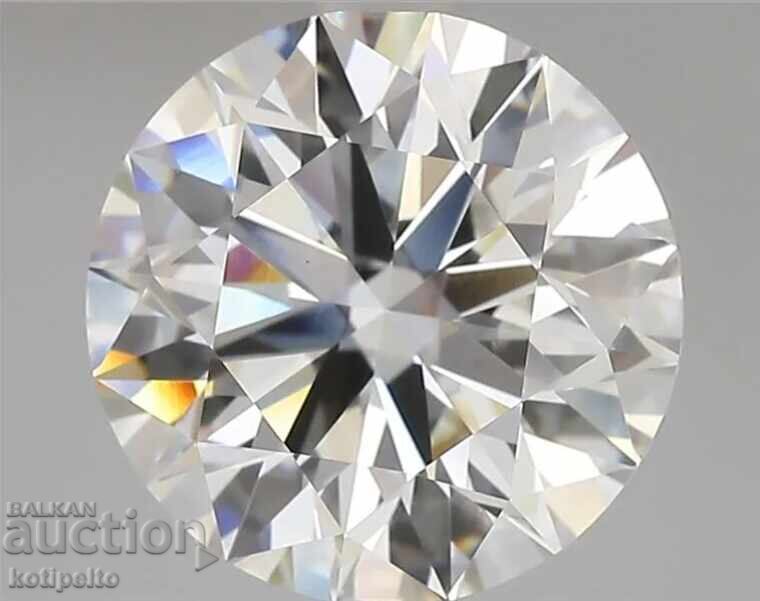 Diamant creat în laborator, rotund, 5.00ct, certificat IGI Diamant creat în laborator, rotund, 5.00ct, certificat IGI