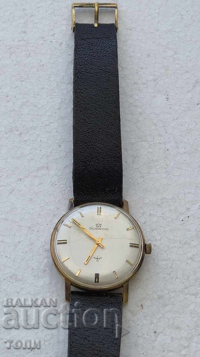 Auction DUCAT Swiss Made RARE GOLD-PLATED WORKS WITHOUT WARRANTY BZC!! Auction DUCAT Swiss Made RARE GOLD-PLATED WORKS WITHOUT WARRANTY BZC!!