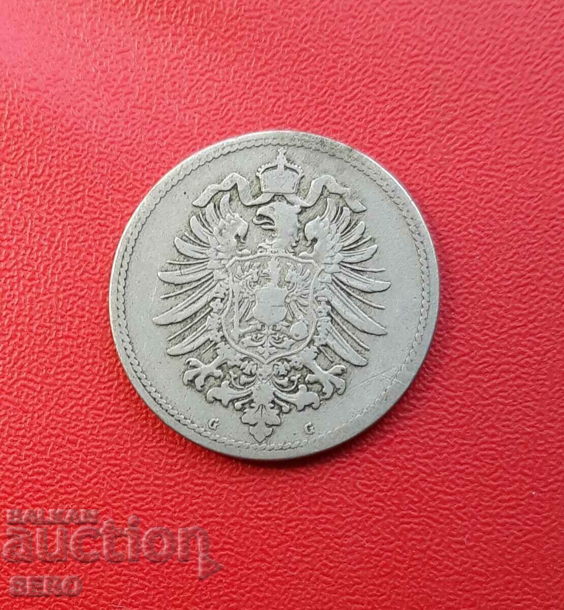 Germania-10 Pfennig 1889 G-Karlsruhe cu preț € 1.00 | 1.96 BGN