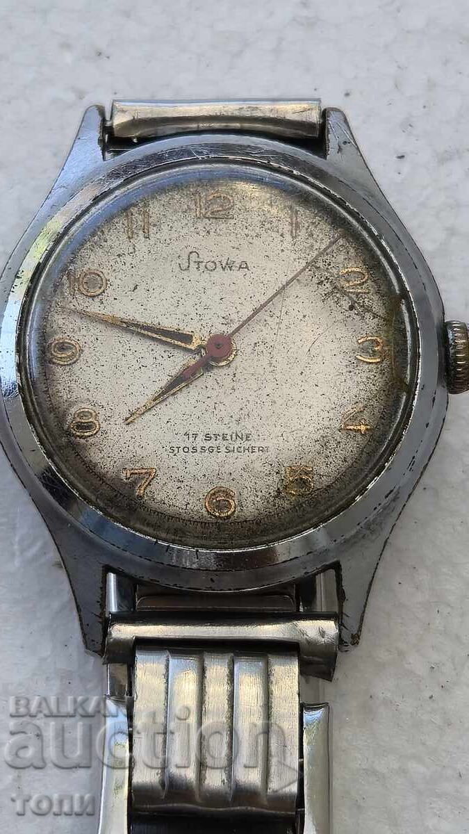 STOWA MILITARY SWISS MADE RARE WORKS NO WARRANTY BZC !!! STOWA MILITARY SWISS MADE RARE WORKS NO WARRANTY BZC !!!