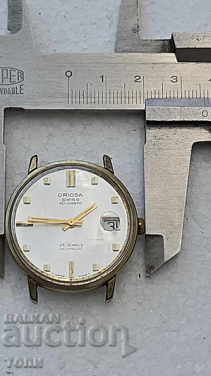 ORIOSA AUTOMATIC 25 JEWELS SWISS RARE WORKING NO WARRANTY - 6 ORIOSA AUTOMATIC 25 JEWELS SWISS RARE WORKING NO WARRANTY - 6