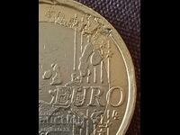 1 евро 1999 Франция - Строшена матрица