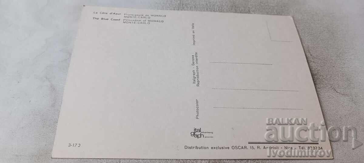 Carte poștală Monaco Monte-Carlo Coasta de Azur Colaj cu preț € 0.56 | 1.10 BGN
