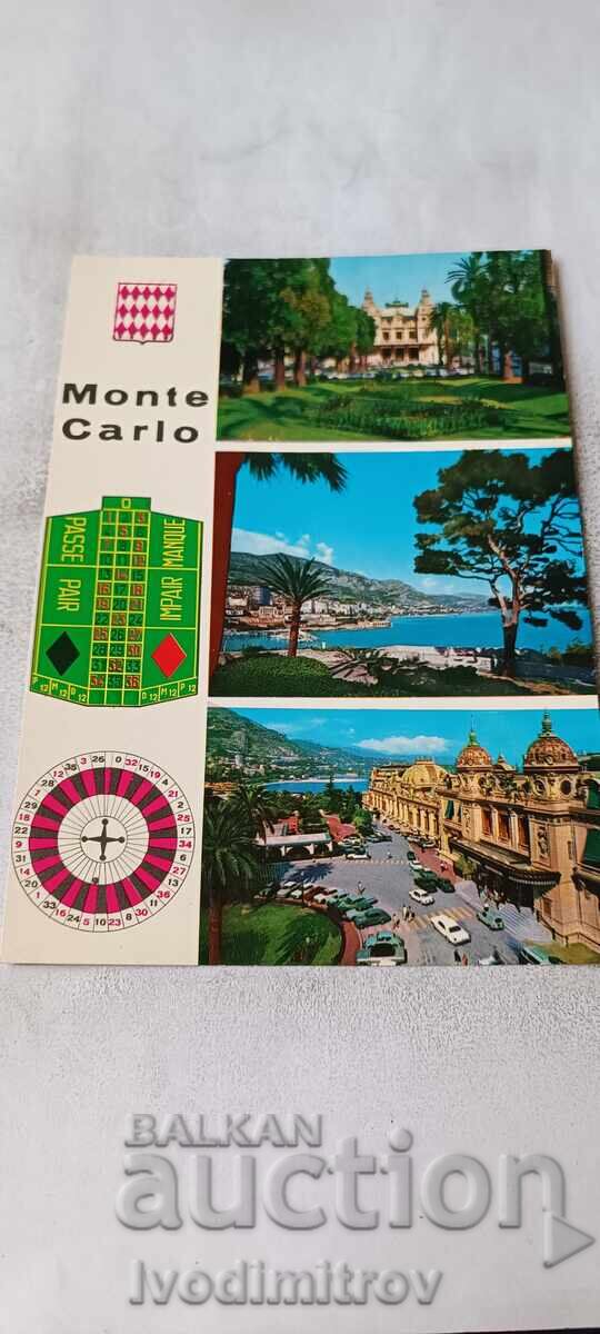 Carte poștală Monaco Monte-Carlo Coasta de Azur Colaj